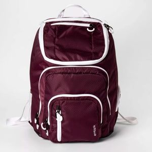 19" Jartop Elite Backpack Burgundy/White - Embark